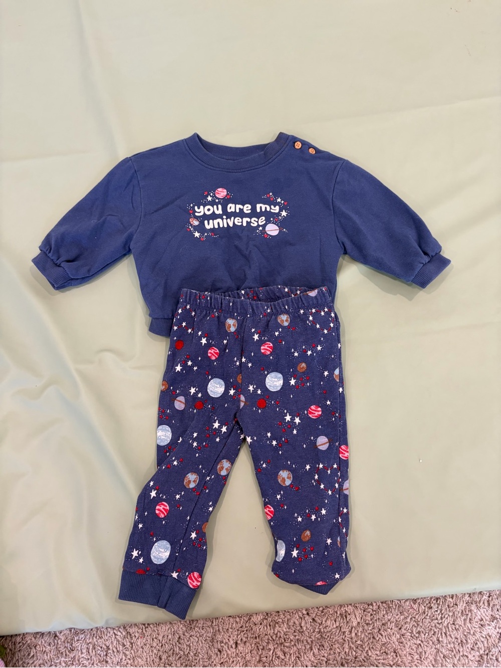 You Are My Universe Navy Kids Set